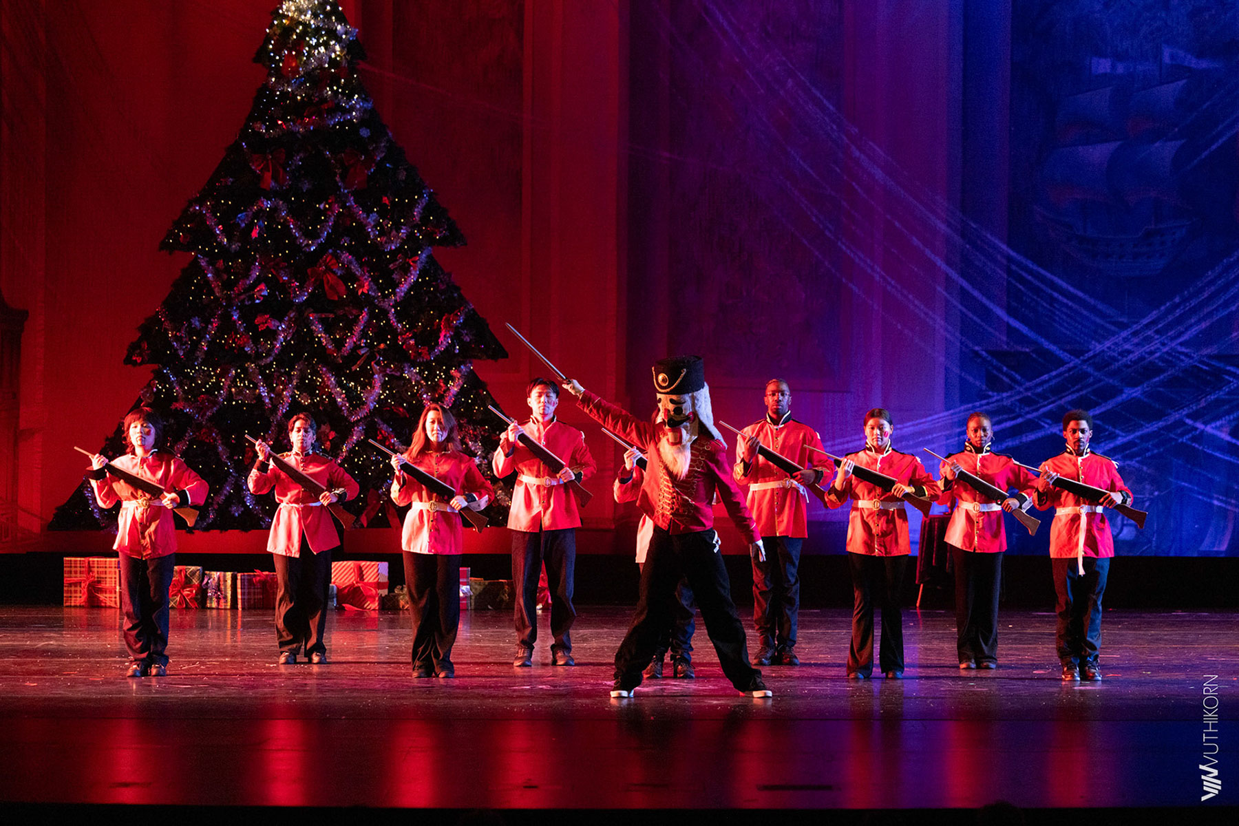 Clara and the Nutcracker Prince travel by sleigh